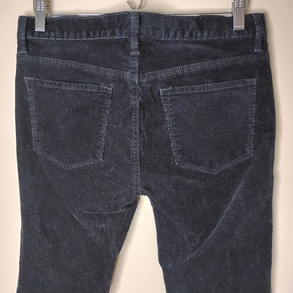 LOFT Modern Slim Corduroy Pants Women’s 6 Stretch Dark Black Soft Fall Winter - Picture 6 of 8